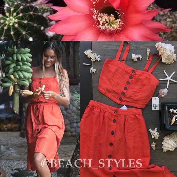 Billabong Dresses & Skirts - 🌴🌼BILLABONG- LOST IN YOU TOP- SKIRT 🌼🌴